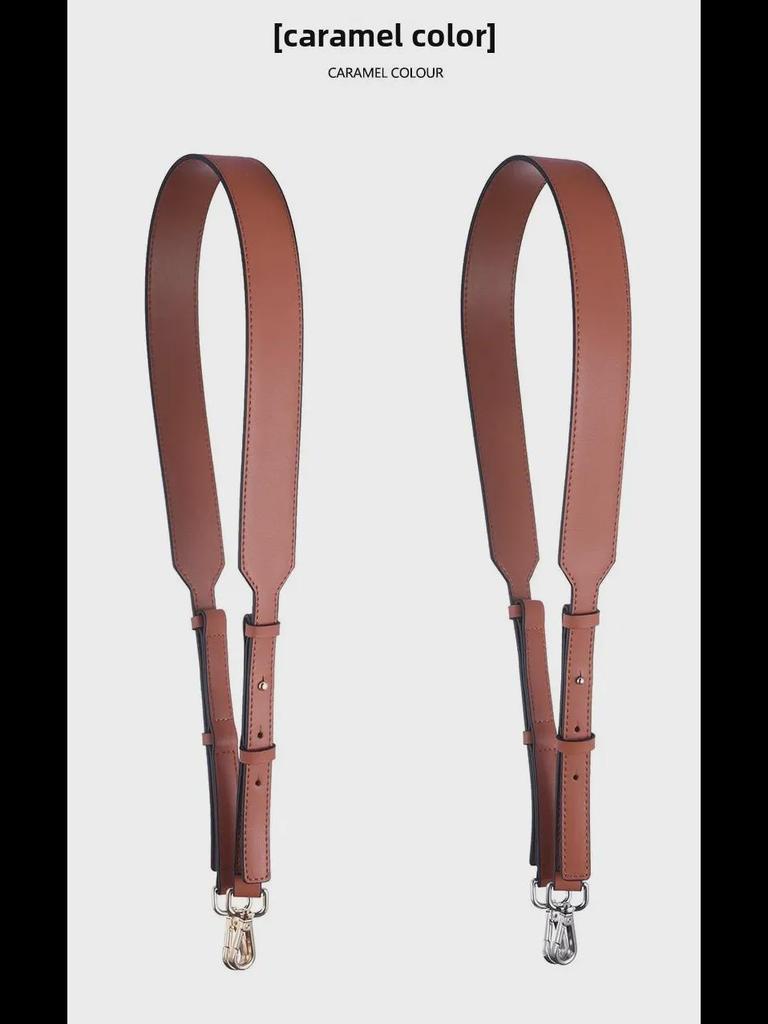 A-20 Adjustable Genuine Leather Crossbody Strap - Wide Shoulder Strap Bag Accessory