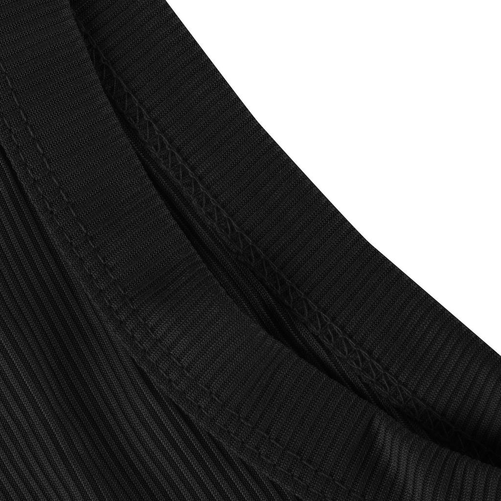 Women's Summer Fashion Vest Dress Solid Colour Pleated Splicing Irregular Dresses