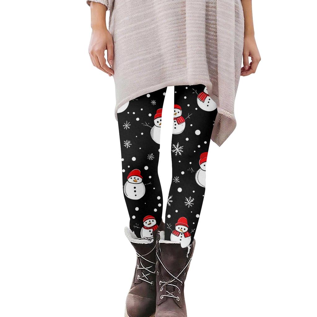 Женские повседневные модные уличные брюки для йоги с принтом на Хэллоуин, облегающие эластичные укороченные брюки