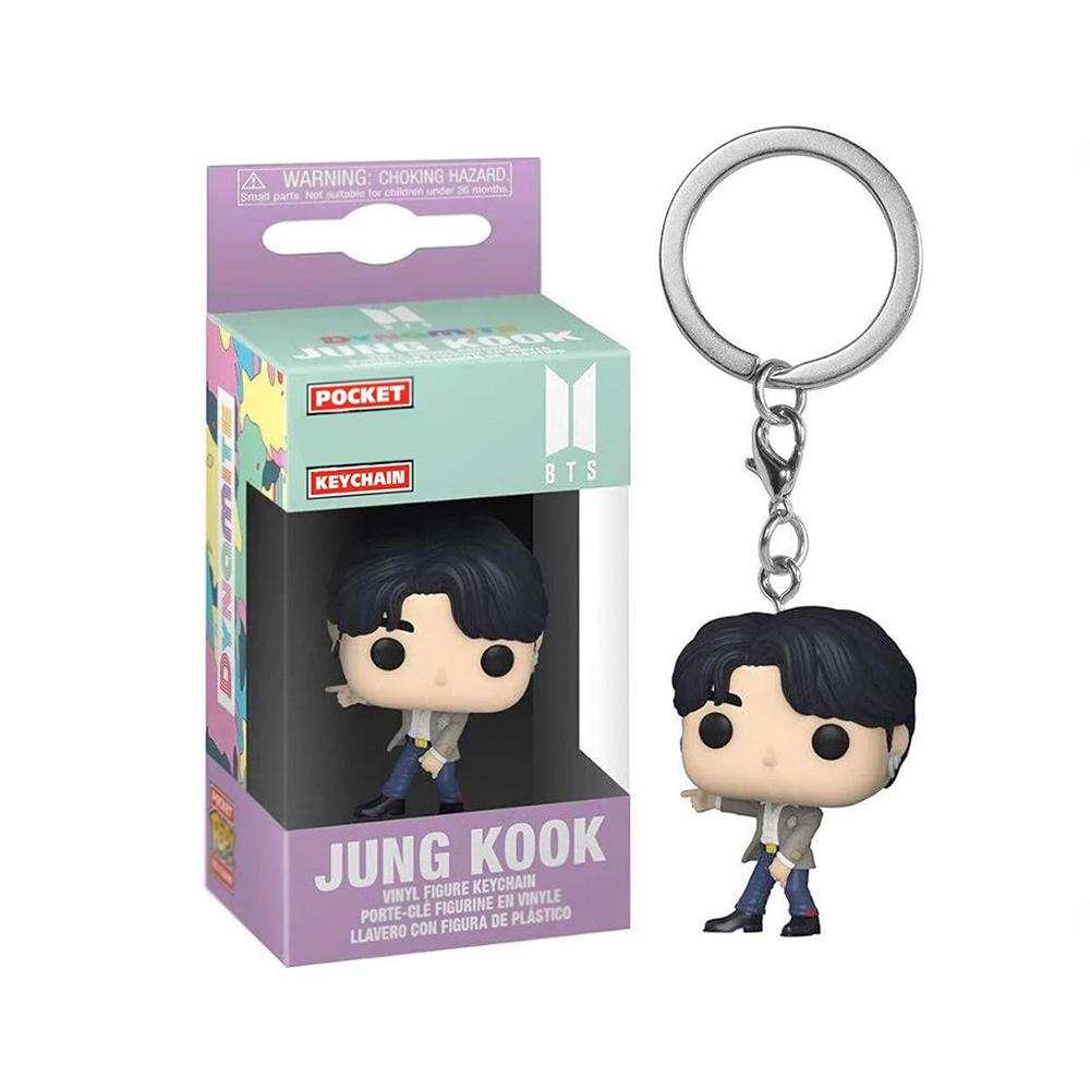 Funko POP Новый брелок-игрушка Мужская команда JUNG KOOK JIMIN Jin V J-HOPE Карманный Pop Брелок Виниловая фигурка Действие Коллекционные Игрушки
