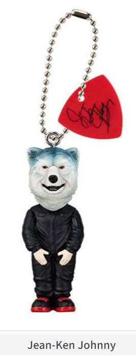MAN WITH A MISSION 2024 Товары Gacha 5-Piece КОЛЛЕКЦИЯ ФИГУРОК Фигурка Человек с Брелоком + (красный: Жан-Кен Джонни)