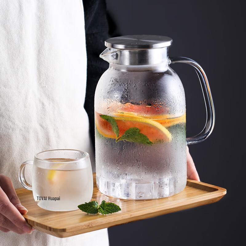 Zhinianhua 1800ml Glass Cold Water Pitcher