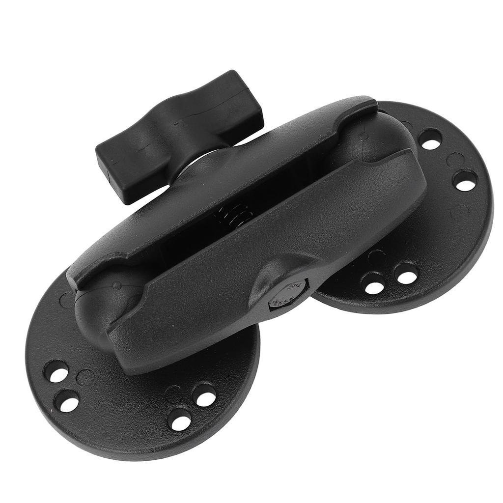 Крепление с двойным шаром 1 дюйм с 2 круглыми пластинами AMPS из алюминиевого сплава, крепление для эхолота с двойным гнездом 3,5 дюйма