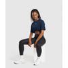 Gymshark FracTion Oversized T shirT Navy B3a6l Ub9p