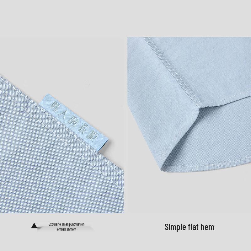 Мужская рубашка HLA из чистого хлопка, с коротким рукавом, в стиле business casual