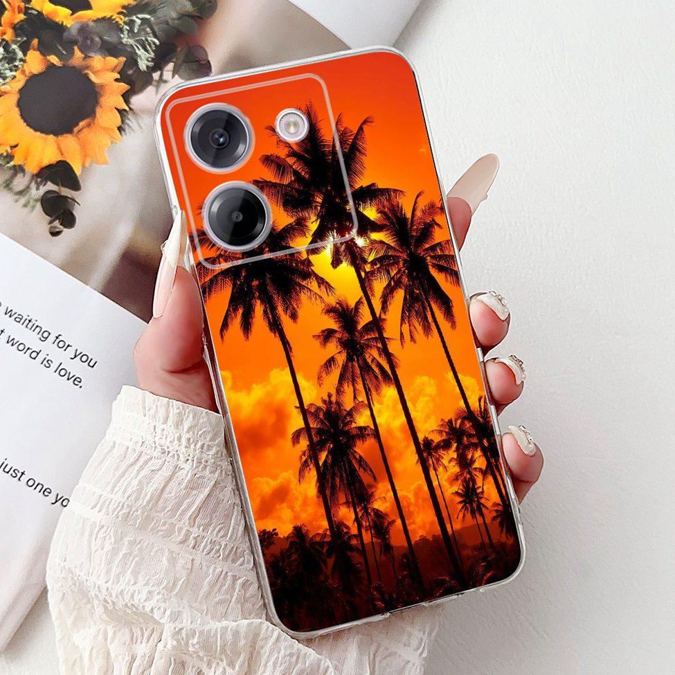 Для Xiaomi Poco M7 Pro 5G Чехол Прозрачный Модный Роскошный Мультяшный Забавный Крутой Расписной Мягкий Чехол для Телефона Для Poco M7 Pro 5G Задняя Крышка