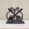 Elegant Napkin Holder for Dining Table - Vintage Iron Design