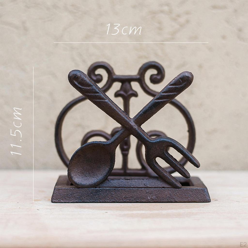 Elegant Napkin Holder for Dining Table - Vintage Iron Design