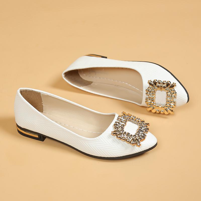 Модные новые нескользящие популярные женские туфли для ходьбы весна/осень с острым носком и мелким вырезом, сексуальные, удобные, повседневные рабочие туфли