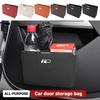 Car Accessories Square Leather Storage Box Door Side Bag Tissue For Volkswagen VW Jetta Golf4 5 6 Beetle CC B5 B6 B7 EOS GTI MK2 ze6