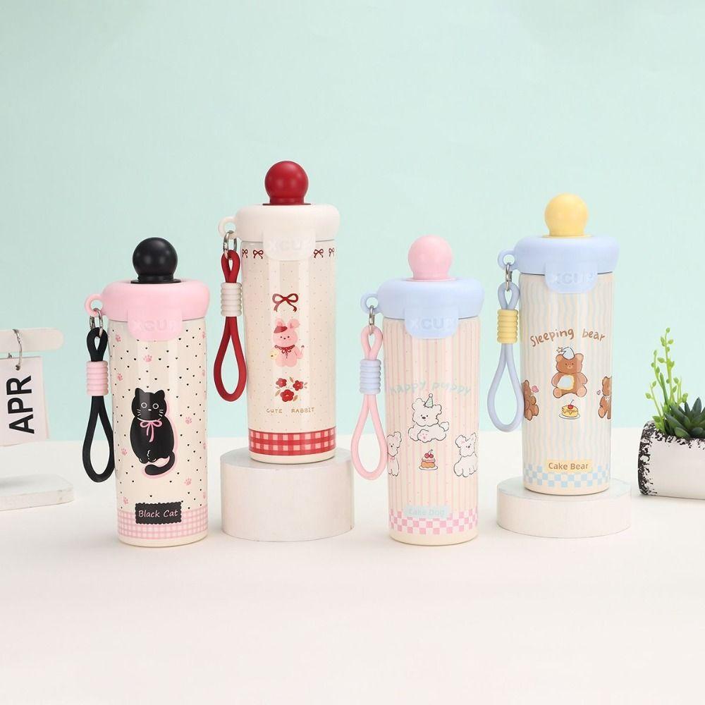 316 Stainless Steel Thermos Bottle 600ml Vacuum Flask Cold Beverages Cups  for Student Children