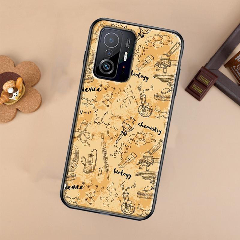 Vintage Seamless Chemistry Laboratory Case For Xiaomi 13 14 Ultra 11T 12T 13T 14T Pro POCO X7 Pro X3 X5 X6 F3 F5 F6 M6 Pro Cover
