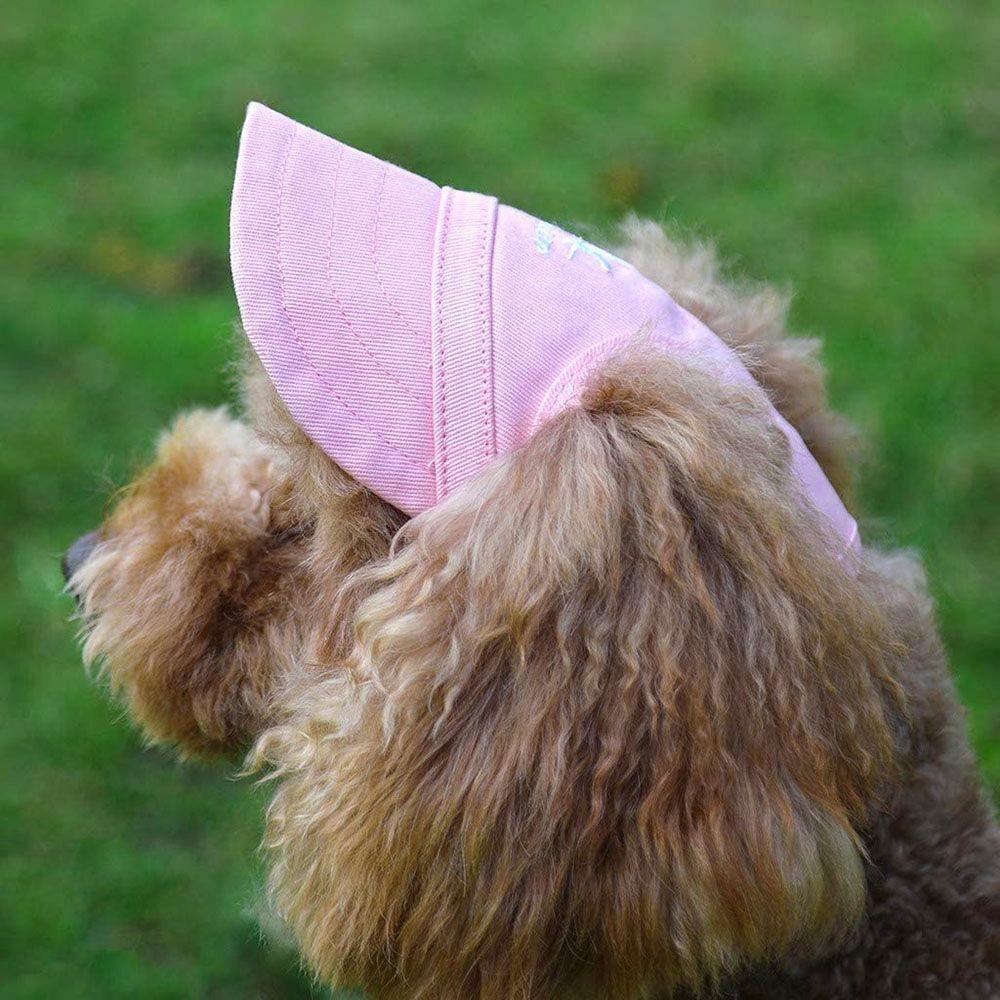 Adjustable Cat Dog Pet Baseball Hat Sun Cap Visor Hat With Ear Holes Outdoor Summer Travel Dog Caps Puppy Solid Color Cap