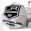 LA Kings Art, automatic folding umbrella, portable and foldable design, 8 ribs, a Christmas or birthday gift.