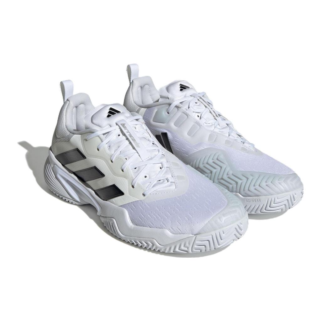 Adidas Черные мужские кроссовки Barricade White Core Cloud-White Matte-Silver ID1548