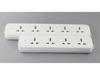 British Style 13A Power Strip with UK Sockets, 3m Cord, Ideal for Southeast Asia
