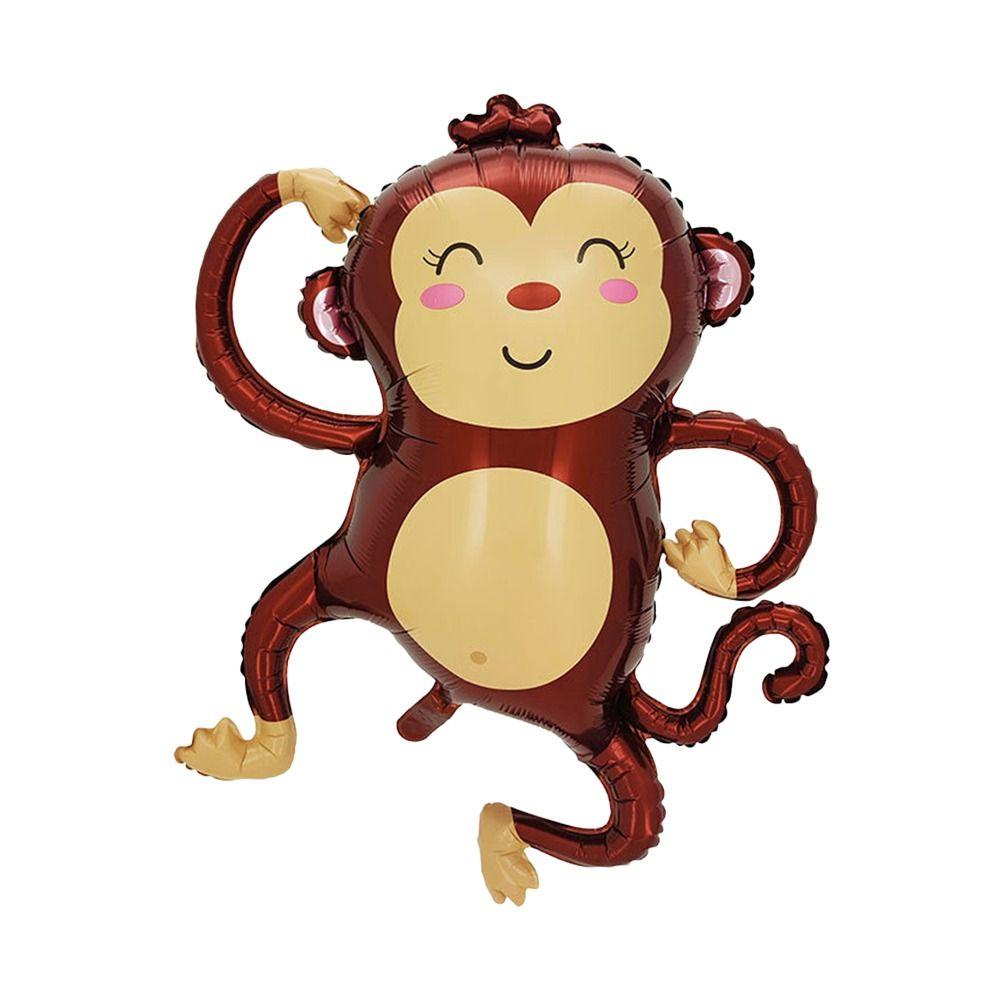 Лесные воздушные шары из алюминиевой пленки, надувные шары на тему джунглей, большие шары в виде животных, детские