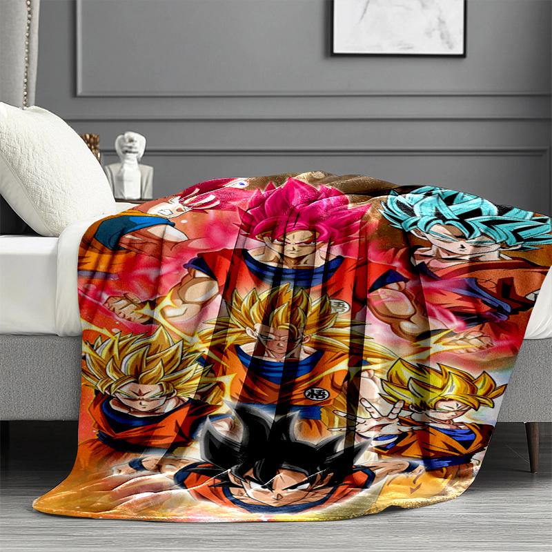 Anime Print Blanket - Soft & Comfortable, for Bedroom, Travel, Sofa, Home Decoration - Birthday Christmas Gift for Friend