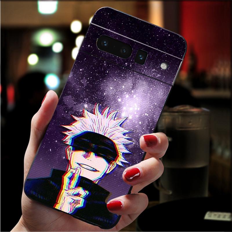 Чехол для телефона Google Pixel 10 Pro XL 9 Pro XL 9A 8 7 6 Pro Pixel 8A 7A 6A Pixel 8 7 6 5 Аниме Jujutsu Kaisen Годжо
