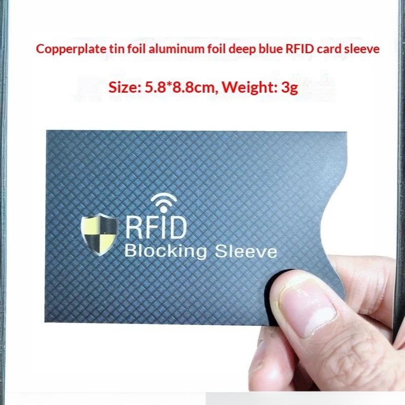 RFID-блокирующие кармашки для кредитных карт 1/10 шт. Защита от скимминга и кражи Алюминиевые чехлы для путешествий и покупок