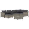 VidaXL Garden Lounge Set with Cushions 7 Pcs, Patio Furniture Set, Outdoor Furniture, Patio Sofa, Modern, 3187292