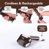 Stainless Steel Roller Grill Cleaner Brush Rechargeable Barbecue Cleaner Tools  Grill Maintenance
