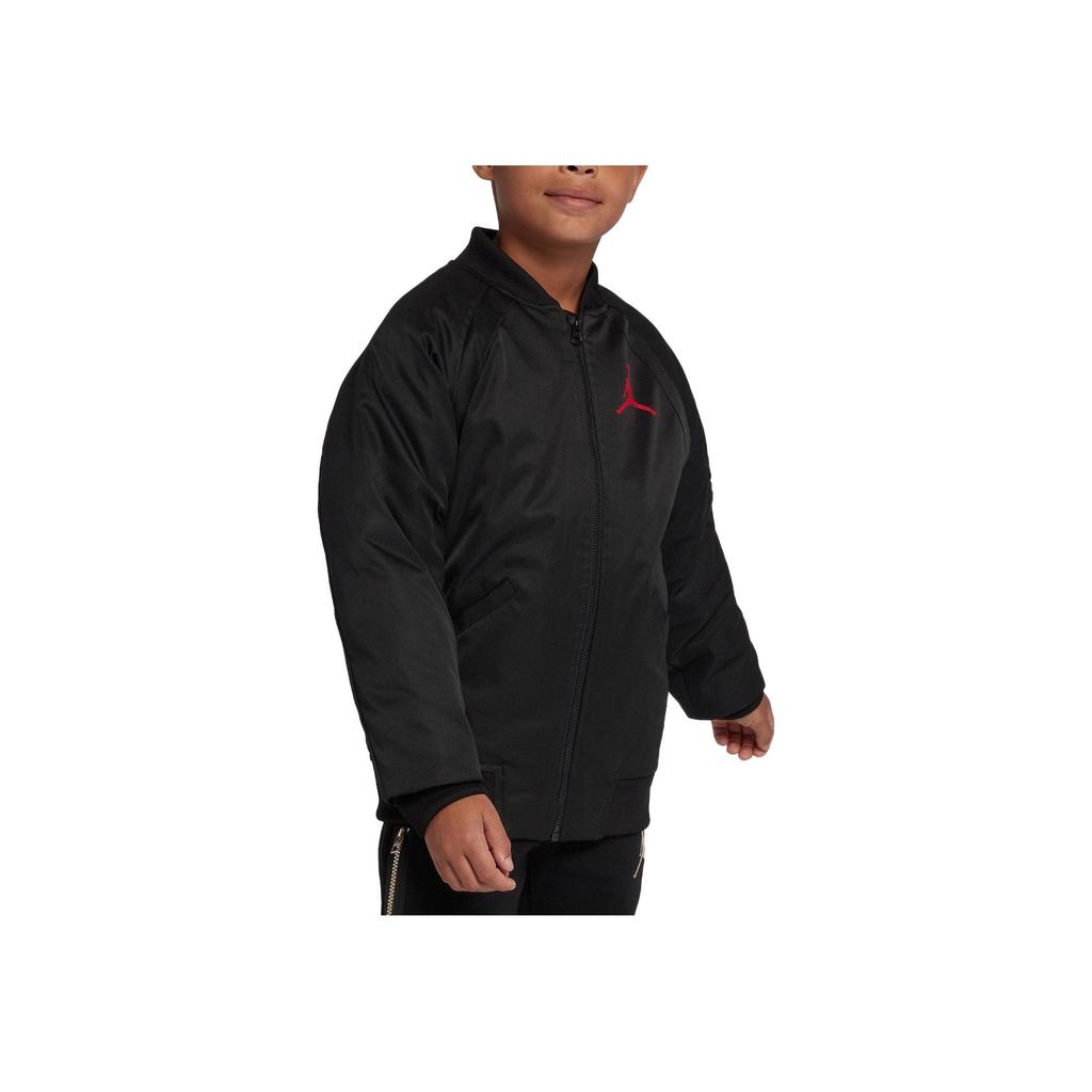 Jordan Letter Logo Printed Warm Jacket Kids Jackets Black HA5114-005
