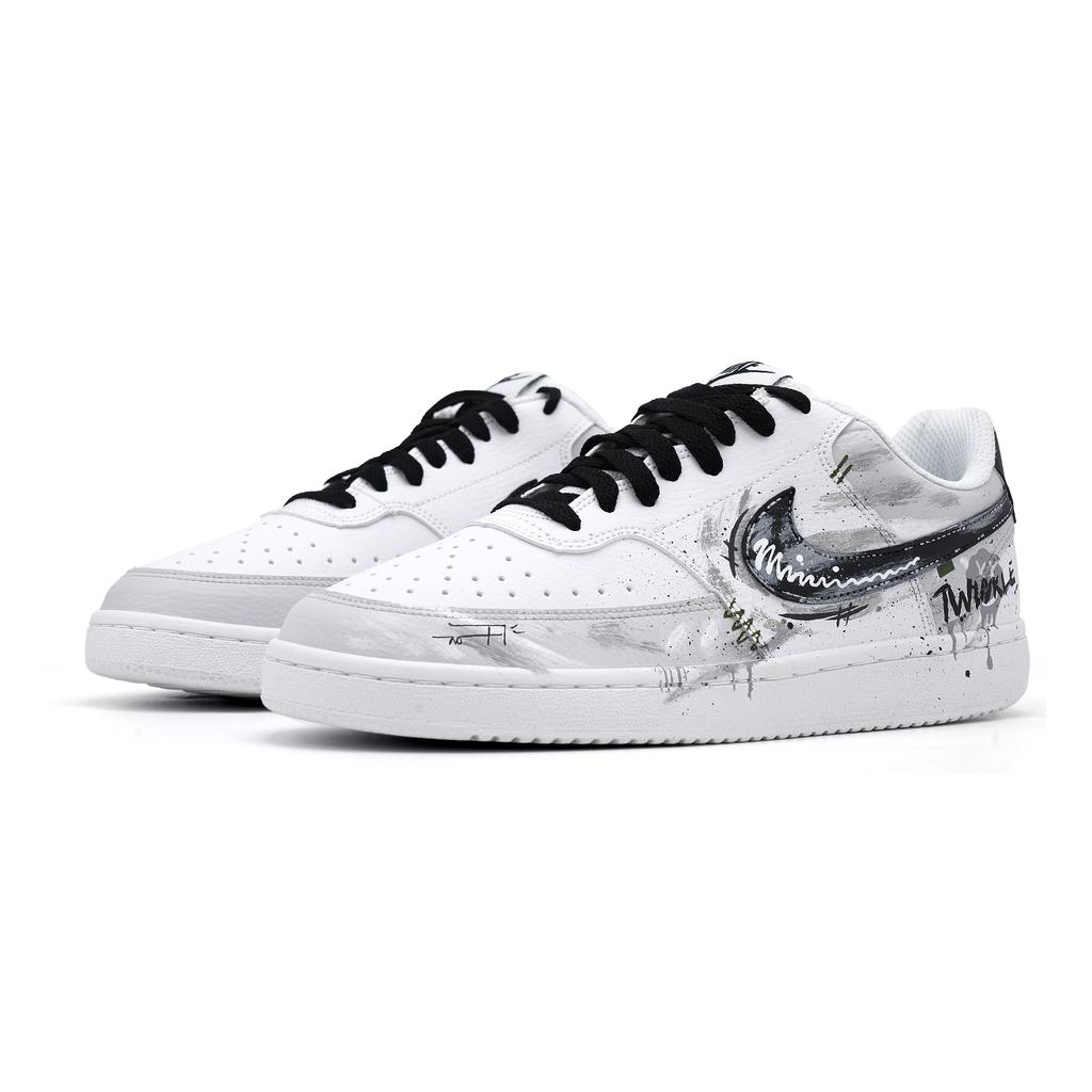 Nike Кроссовки для скейтборда Court Vision 1 Унисекс Низкие Черный Серый Белый DH2987-100(Команда2035-)