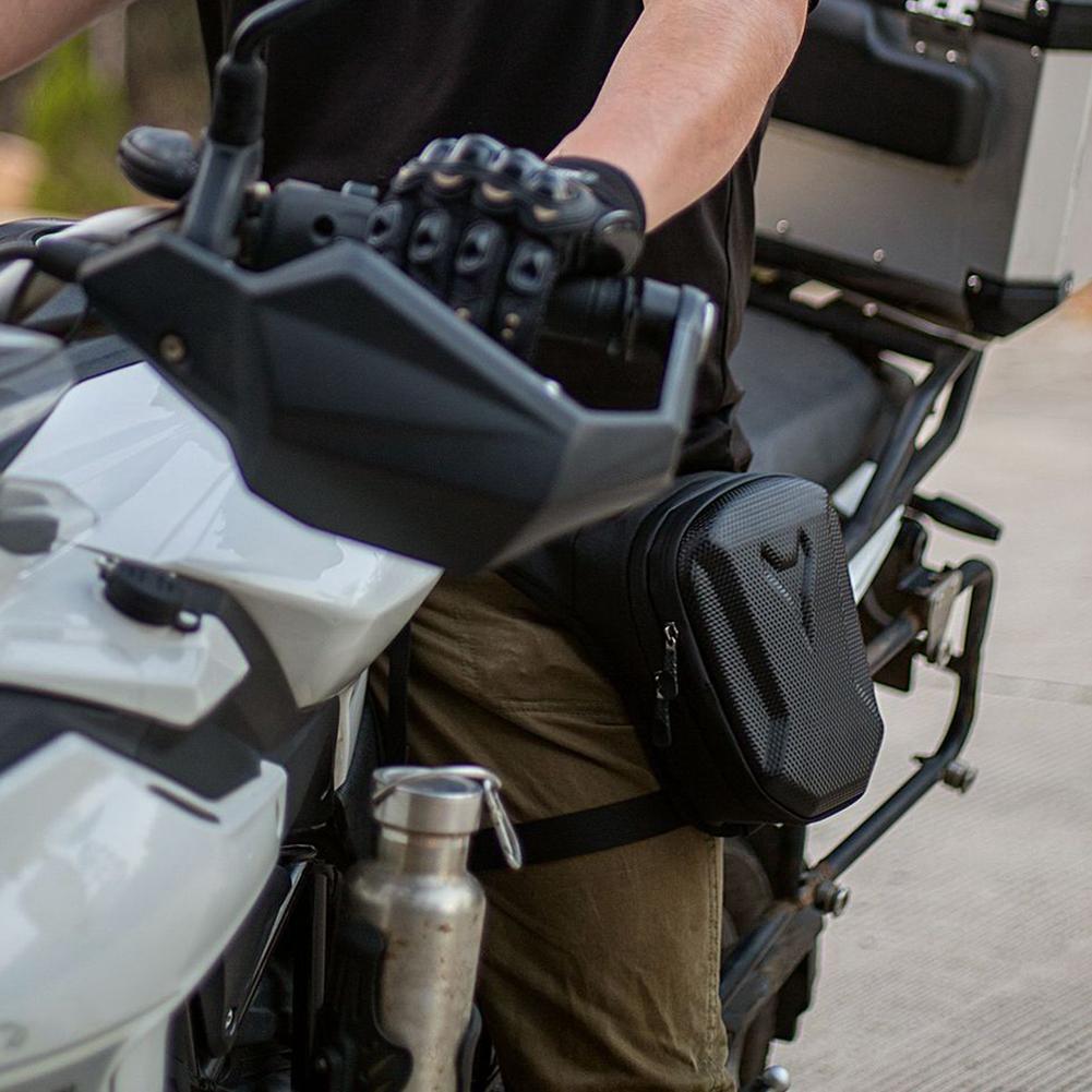 Тактическая дорожная сумка Водонепроницаемая мотоциклетная набедренная сумка Набедренная сумка для езды Поясная сумка Набедренная сумка Боковая B D3X5