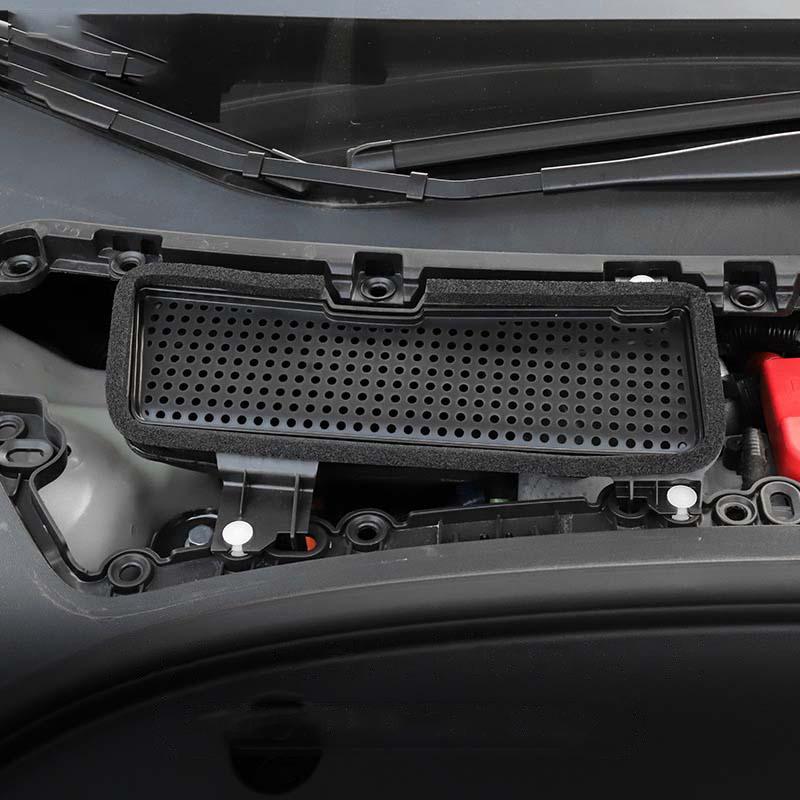 Крышка впускного воздушного фильтра автомобиля для Tesla Model 3 2021 2022, крышка из выдувной ткани, впускная крышка, вентиляционная накладка, защита от пыли