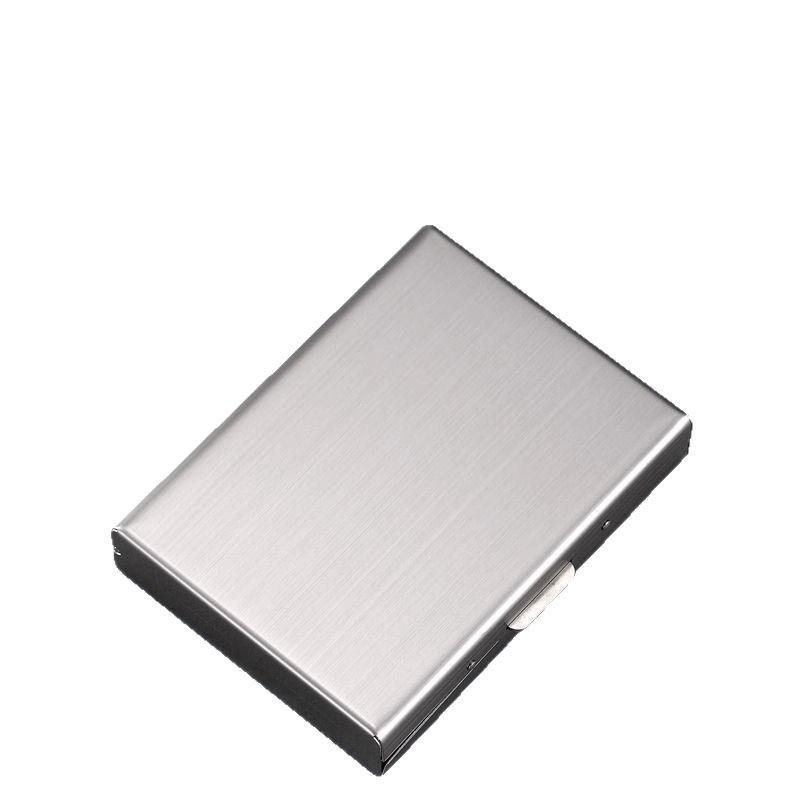 Премиальный держатель для карт из нержавеющей стали с RFID-защитой для мужчин и женщин