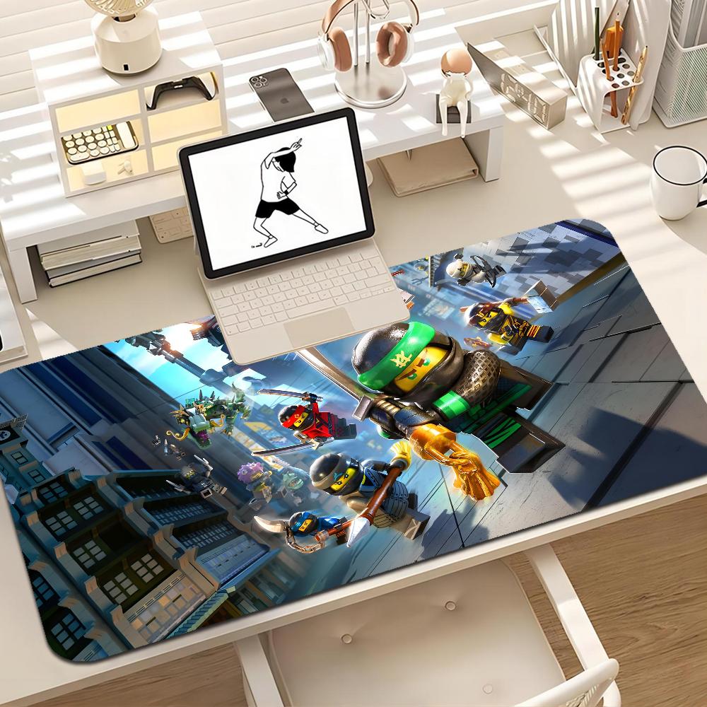 Cartoon N-Ninjago Mousepad Boy Pad Natural Rubber Gaming Mousepad Desk Mat Size For Gameing World Of Tanks CS GO Zelda