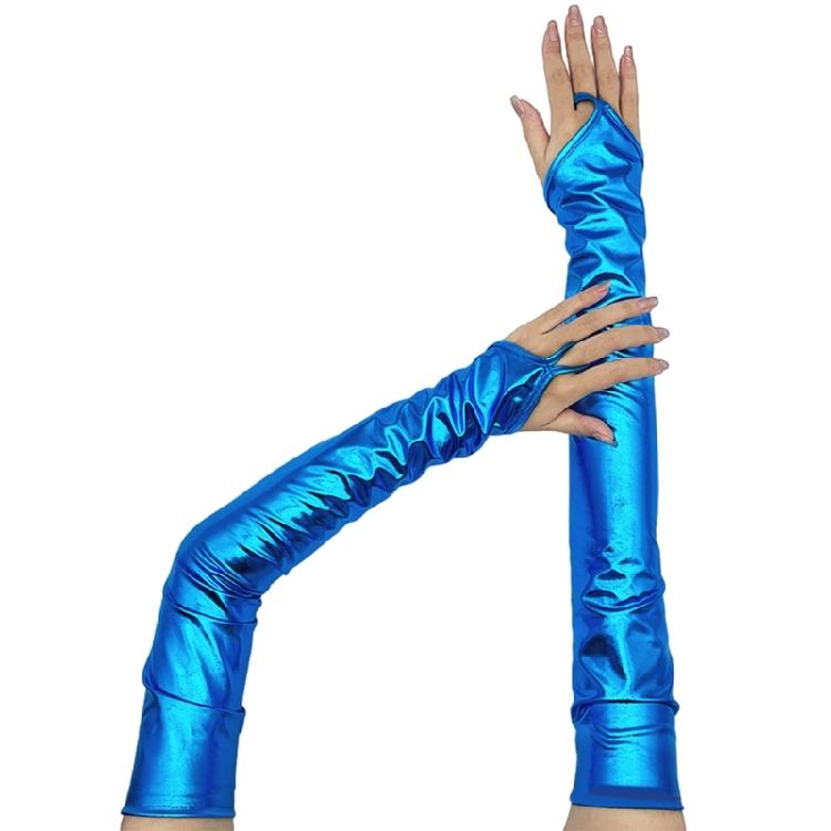 Перчатки из ПУ кожи для официальных мероприятий, перчатки для вечеринок, элегантные перчатки для ночного клуба, перчатки для выступлений взрослых, длинные перчатки без пальцев