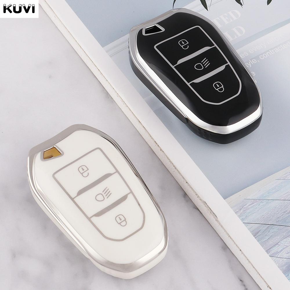 Новый ТПУ чехол-оболочка для корпуса автомобильного ключа-брелока для Peugeot 308 408 508 2008 3008 4008 5008 Citroen C4 C4L C6 C3-Xr Picasso Ds3 Ds4 Ds5