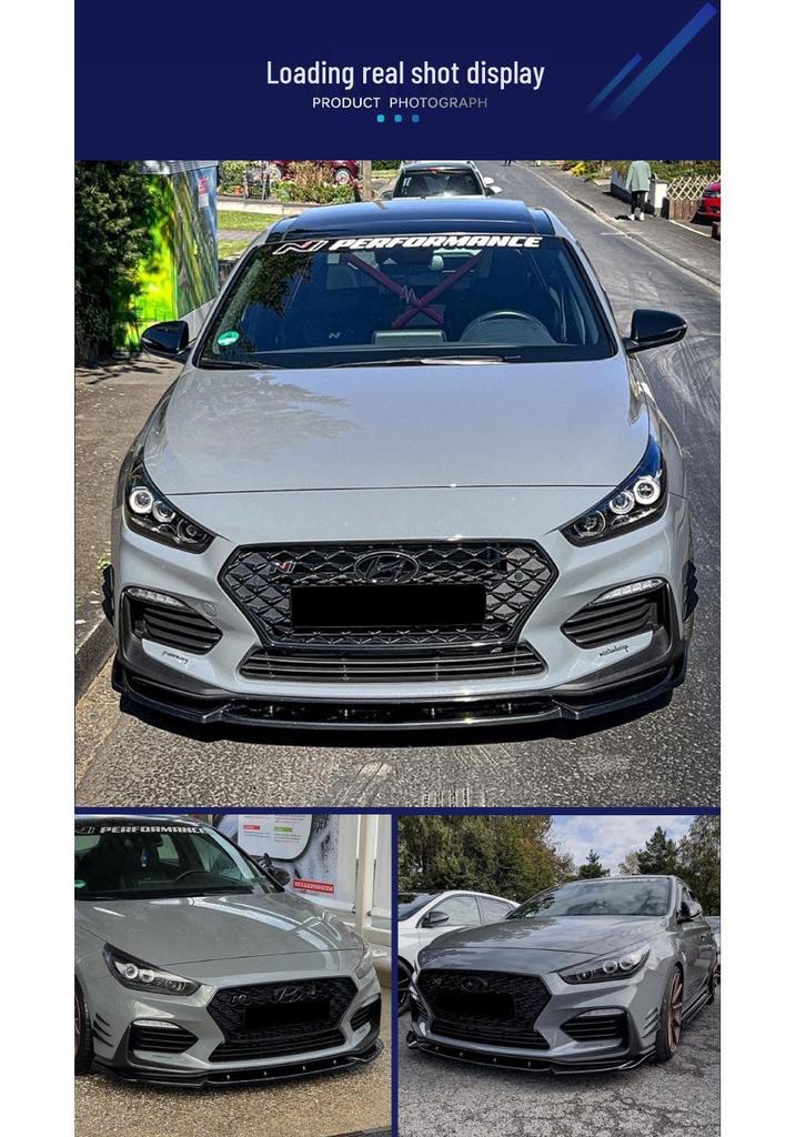 Modern Front Bumper Splitter Lip: Cross-Border Modified Parts