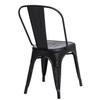 BLACK metal Paris Antique INDUSTRIAL CHAIR