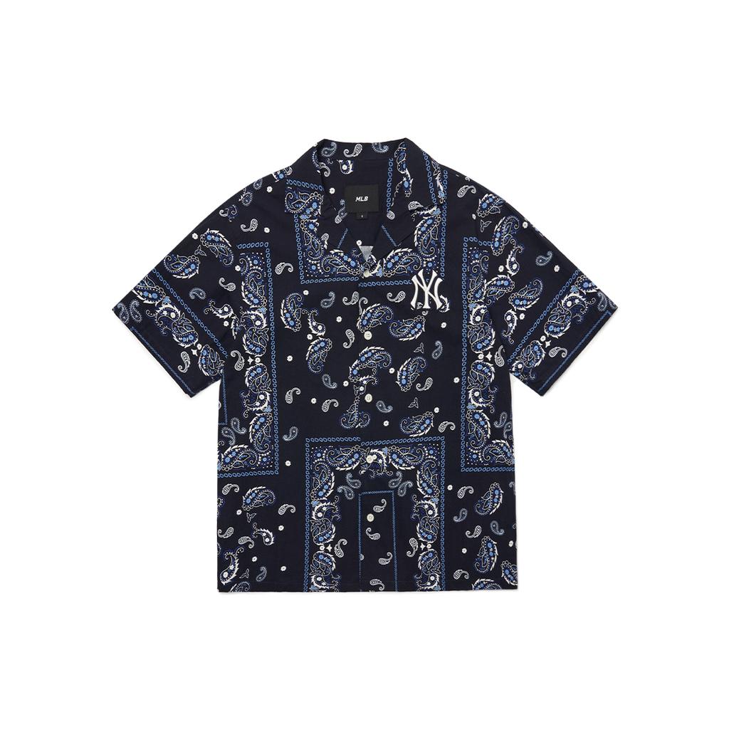 New MLB New York Yankees Shirt Unisex Marine Blue 3AWSP0123-50NYD