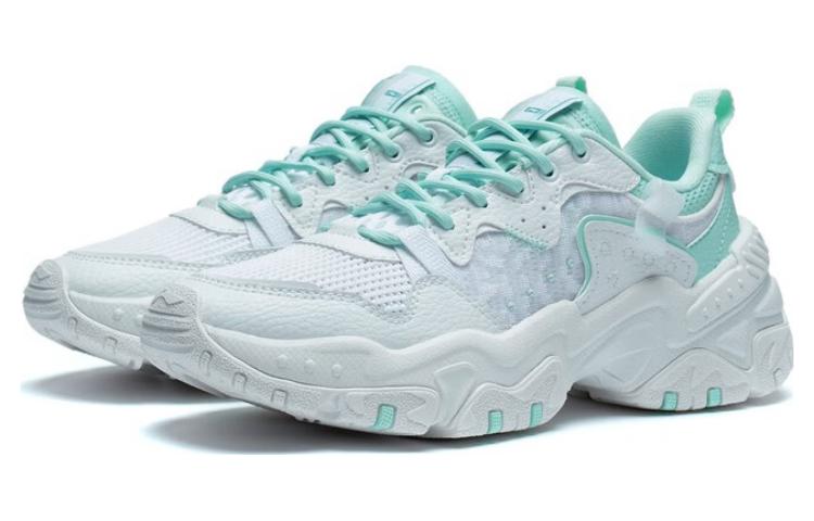 Li Ning Новые Tou 3.0 Нескользящие Износостойкие Низкие Спортивные Повседневные Кроссовки Женские Бело-Зеленые AGCT152-2