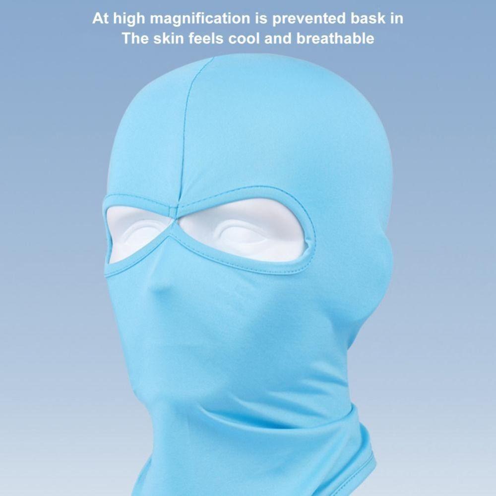 Балаклава с защитой от ультрафиолета, дышащая мужская маска, унисекс, капюшон, летняя полнолицевая шапка CS