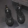 2024 Men's Mid-High Top Breathable Sports Shoes: Trendy, Versatile, Thick-Soled Summer Footwear