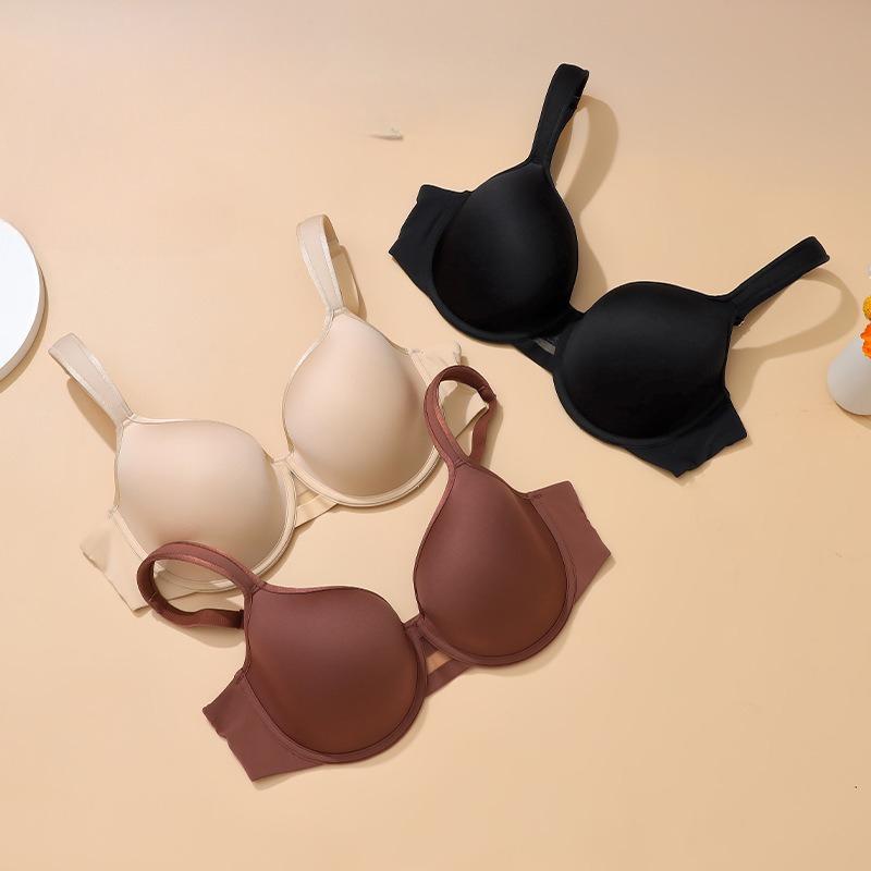 Европейский и американский гладкий бюстгальтер с широкими плечевыми лямками, полная чашка, удобное нижнее белье для большой груди, маленькое, предотвращающее обвисание