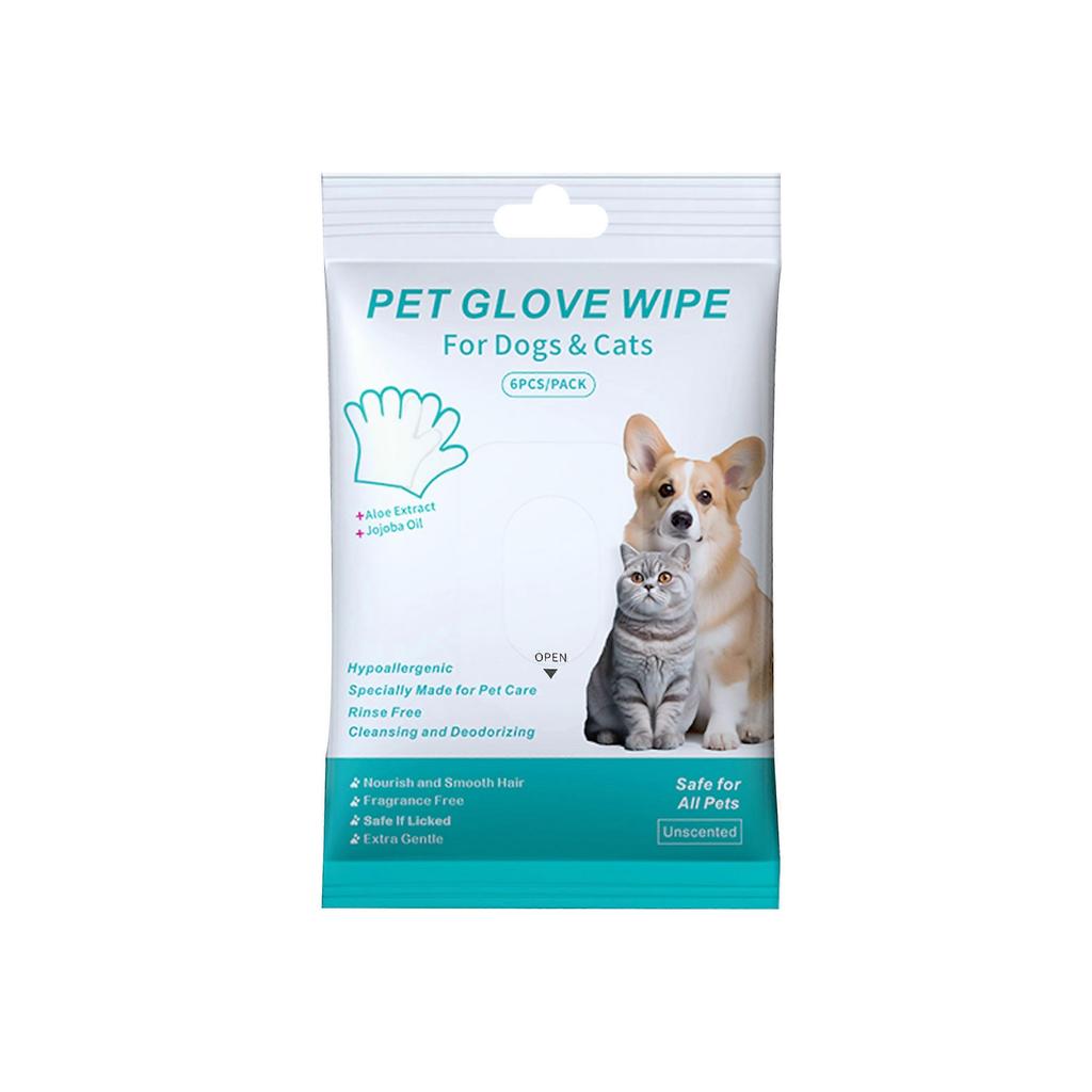 Amz Pet Wash-Free Gloves Wipes Pet Cat Dog Universal Convenient Cleaning Wash-Free Soft Skin Care