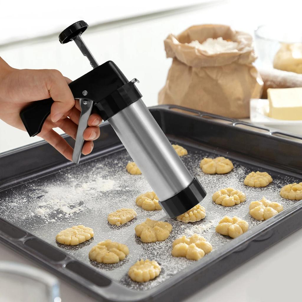 Churro Maker Machine Stainless Steel Churro Gun Kit Multifunctional Churro Filler Kit DIY Cookie Maker Machine Household Churro