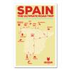 Spain Madrid San Sebastain Travel Canvas Painting Vintage Wall Kraft Posters Coated Wall Stickers Home Decorative Pictures Gift