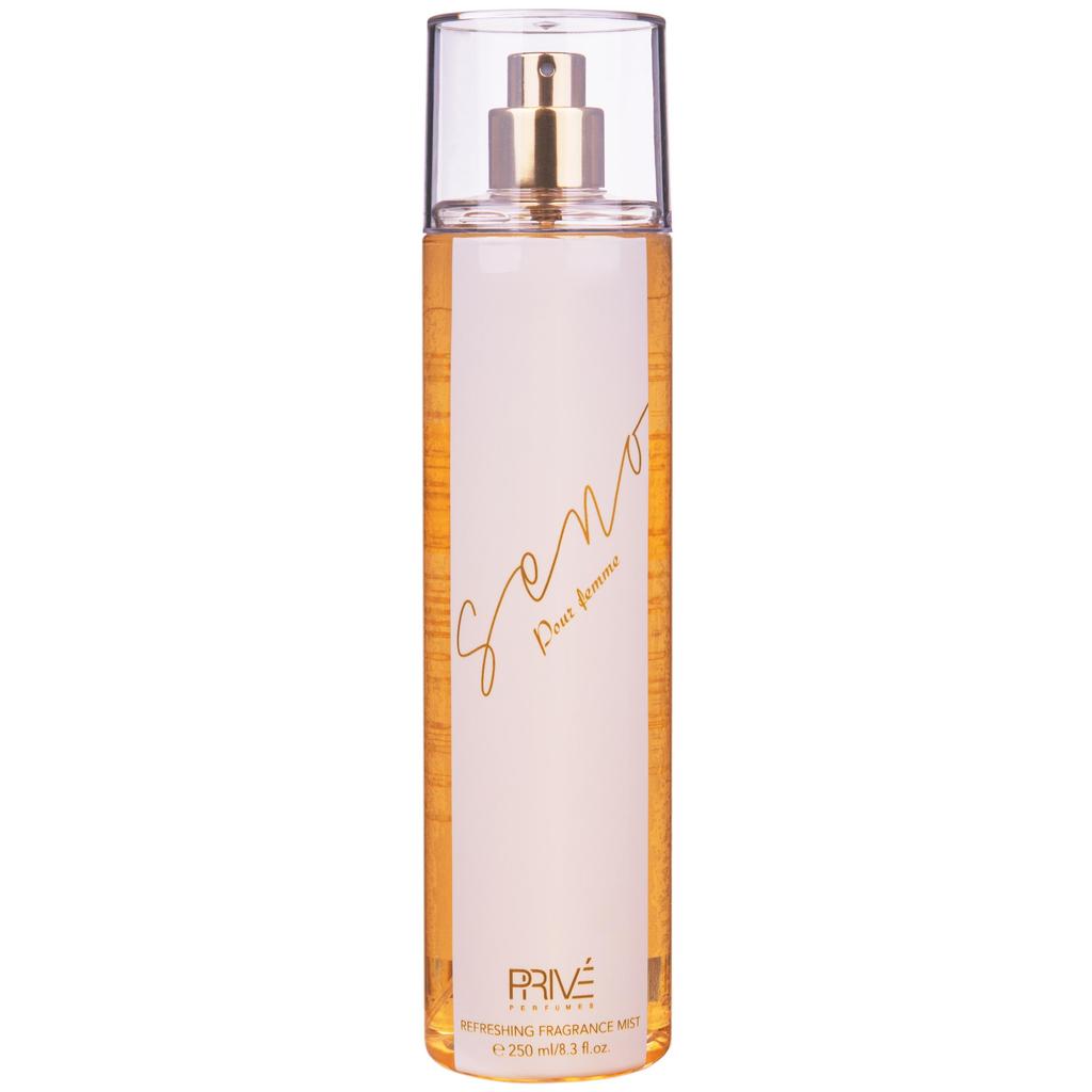 Популярные ароматы Prive Освежающий цветочно-фруктовый аромат Plume Спрей для тела 250 мл. 8.3 жидких унции Спрей Ароматизированная вода