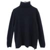 BACKLASH Wool Cashmere Blend Long Sleeve Turtleneck Sweater L Black Knit Men's Used