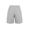 Solid Color Logo Straight-Leg Casual Shorts Unisex Bottoms Grey DV3056-063