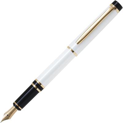 Перьевая ручка Pilot Grance Жемчужно-белая Сверхтонкое перо (EF) Перо FGRC-12SR-PWEF с конвертером