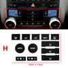 Для Volkswagen VW Touareg 2004 2009 автомобильная центральная консоль, часть переключателя, ремонтный комплект, наклейка, исправление выцветшего некрасивого анти