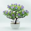 1шт искусственный цветок дерево бонсай в горшке домашний офис сад настольная вечеринка декор